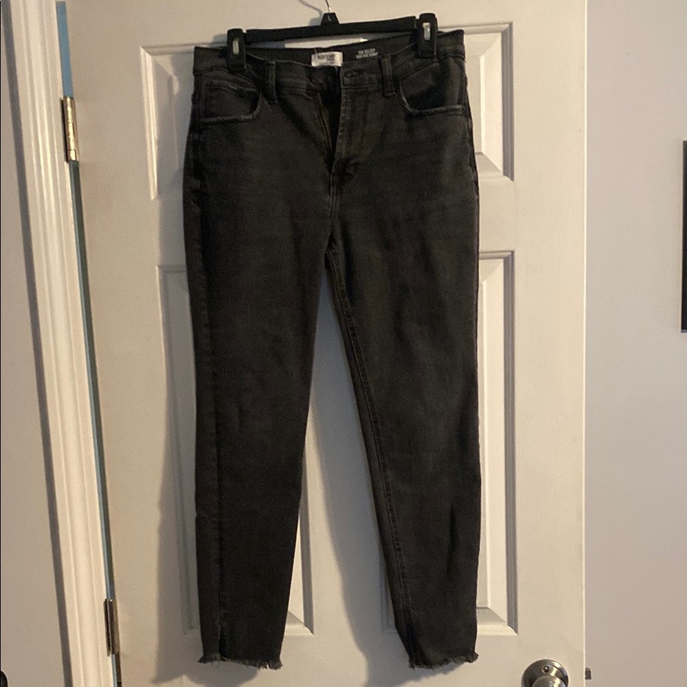 Kensie Black Ankle Cropped Jeans